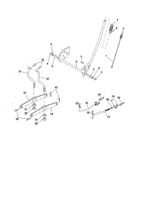 Lift parts for Craftsman Front-Engine Lawn Tractor 917254702 from AppliancePartsPros.com