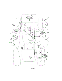 Electrical parts for Craftsman Front-Engine Lawn Tractor 917254703 from AppliancePartsPros.com