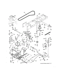 Ground Drive parts for Craftsman Front-Engine Lawn Tractor 917254703 from AppliancePartsPros.com