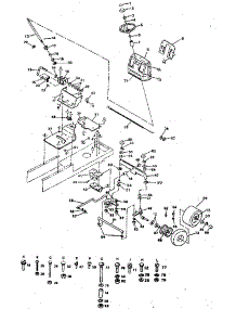 Steering Assembly parts for Craftsman Front-Engine Lawn Tractor 917254710 from AppliancePartsPros.com