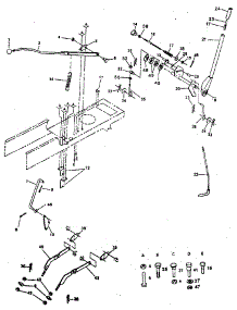 Lift Adjustment parts for Craftsman Front-Engine Lawn Tractor 917254710 from AppliancePartsPros.com