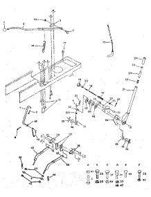 Lift Adjustment parts for Craftsman Front-Engine Lawn Tractor 917254722 from AppliancePartsPros.com