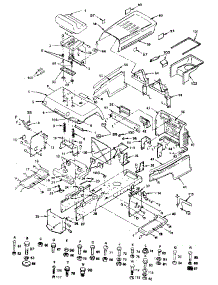 Chassis And Enclosures parts for Craftsman Front-Engine Lawn Tractor 917254760 from AppliancePartsPros.com