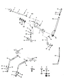 Lift Adjustment parts for Craftsman Front-Engine Lawn Tractor 917254760 from AppliancePartsPros.com