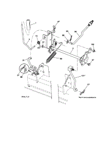 Lift Assembly parts for Craftsman Front-Engine Lawn Tractor 917254770 from AppliancePartsPros.com