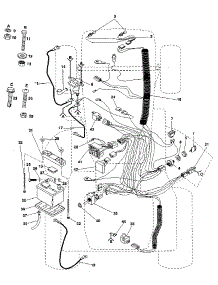 Electrical parts for Craftsman Front-Engine Lawn Tractor 917254780 from AppliancePartsPros.com