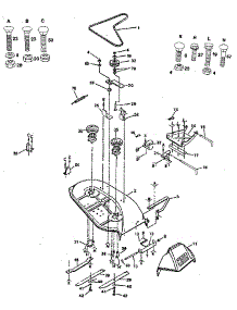 Mower parts for Craftsman Front-Engine Lawn Tractor 917254780 from AppliancePartsPros.com
