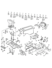Chassis parts for Craftsman Front-Engine Lawn Tractor 917254791 from AppliancePartsPros.com
