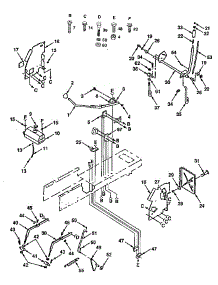 Lift Adjustment parts for Craftsman Front-Engine Lawn Tractor 917254791 from AppliancePartsPros.com