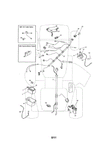 Electrical parts for Craftsman Front-Engine Lawn Tractor 917254810 from AppliancePartsPros.com