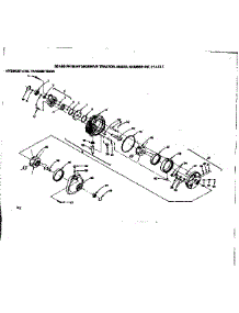 18 Hydrodrive Tractor / Hydrostatic Transmission parts for Craftsman Front-Engine Lawn Tractor 917254812 from AppliancePartsPros.com