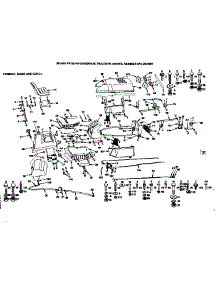 20 Hydrodrive Tractor / Fender, Dash And Grill parts for Craftsman Front-Engine Lawn Tractor 917254820 from AppliancePartsPros.com