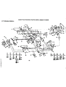 24 Hydrodrive Tractor / Lift Linkage & Firewall parts for Craftsman Front-Engine Lawn Tractor 917254830 from AppliancePartsPros.com