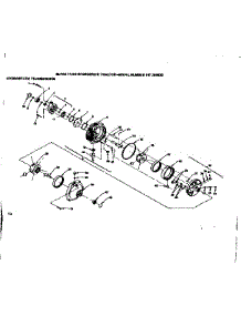 24 Hydrodrive Tractor / Hydrostatic Transmission parts for Craftsman Front-Engine Lawn Tractor 917254830 from AppliancePartsPros.com