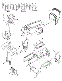 Chassis And Enclosures parts for Craftsman Front-Engine Lawn Tractor 917254850 from AppliancePartsPros.com