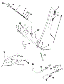 Lift parts for Craftsman Front-Engine Lawn Tractor 917254850 from AppliancePartsPros.com