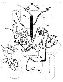Electrical parts for Craftsman Front-Engine Lawn Tractor 917254851 from AppliancePartsPros.com
