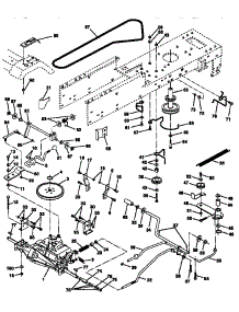 Drive parts for Craftsman Front-Engine Lawn Tractor 917254851 from AppliancePartsPros.com