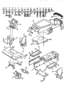 Chassis And Enclosures parts for Craftsman Front-Engine Lawn Tractor 917254861 from AppliancePartsPros.com