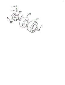 Wheels And Tires parts for Craftsman Front-Engine Lawn Tractor 917254861 from AppliancePartsPros.com