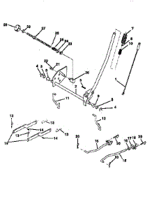 Lift parts for Craftsman Front-Engine Lawn Tractor 917254861 from AppliancePartsPros.com