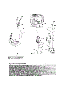 Engine parts for Craftsman Front-Engine Lawn Tractor 917254870 from AppliancePartsPros.com