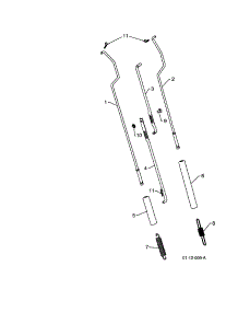 Impeller & Traction Rods parts for Craftsman Gas Snowblower 917254880 from AppliancePartsPros.com