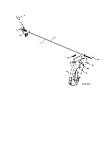 Chute Kit / Deflector Control parts for Craftsman Gas Snowblower 917254881 from AppliancePartsPros.com