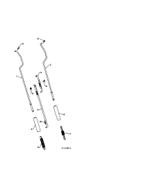 Impeller / Traction Rod Assy parts for Craftsman Gas Snowblower 917254881 from AppliancePartsPros.com