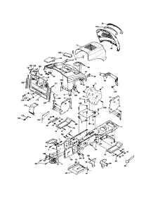 Chassis And Enclosures parts for Craftsman Front-Engine Lawn Tractor 917254890 from AppliancePartsPros.com