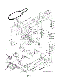 Drive parts for Craftsman Front-Engine Lawn Tractor 917254890 from AppliancePartsPros.com