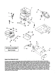 Engine parts for Craftsman Front-Engine Lawn Tractor 917254890 from AppliancePartsPros.com