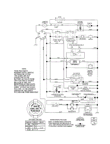 Schematic Diagram parts for Craftsman Front-Engine Lawn Tractor 917254890 from AppliancePartsPros.com