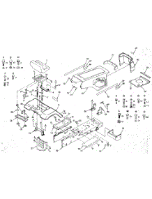 Chassis parts for Craftsman Front-Engine Lawn Tractor 917254920 from AppliancePartsPros.com