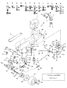 Drive parts for Craftsman Front-Engine Lawn Tractor 917254920 from AppliancePartsPros.com