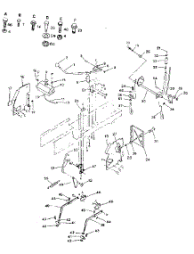 Lift Adjustment parts for Craftsman Front-Engine Lawn Tractor 917254920 from AppliancePartsPros.com