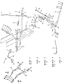Lift Adjustment parts for Craftsman Front-Engine Lawn Tractor 917254940 from AppliancePartsPros.com