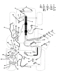 Electrical parts for Craftsman Front-Engine Lawn Tractor 917254941 from AppliancePartsPros.com