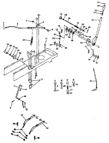 Lift Adjustment parts for Craftsman Front-Engine Lawn Tractor 917254941 from AppliancePartsPros.com