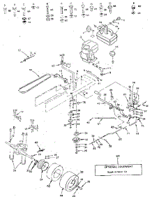 Drive parts for Craftsman Front-Engine Lawn Tractor 917254950 from AppliancePartsPros.com