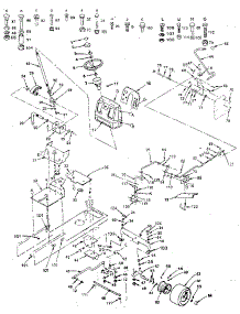 Steering Assembly parts for Craftsman Front-Engine Lawn Tractor 917254950 from AppliancePartsPros.com