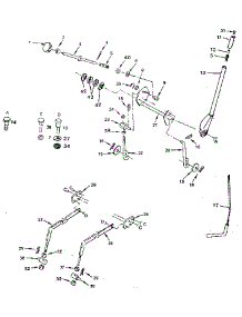 Lift Adjustment parts for Craftsman Front-Engine Lawn Tractor 917254950 from AppliancePartsPros.com