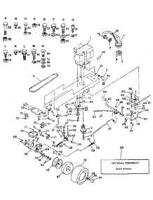 Drive parts for Craftsman Front-Engine Lawn Tractor 917254960 from AppliancePartsPros.com