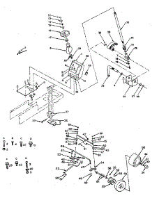 Steering And Front Axle parts for Craftsman Front-Engine Lawn Tractor 917254960 from AppliancePartsPros.com