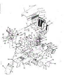 Top Half parts for Craftsman Front-Engine Lawn Tractor 91725501 from AppliancePartsPros.com