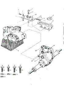 Hydro Gear Assembly parts for Craftsman Front-Engine Lawn Tractor 91725501 from AppliancePartsPros.com