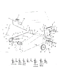 Idler & Braking Assembly parts for Craftsman Front-Engine Lawn Tractor 91725510 from AppliancePartsPros.com