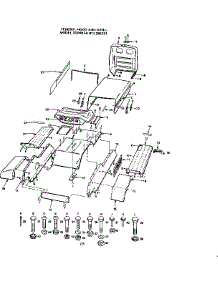 36 Lawn Tractor / Fender, Hood And Grill parts for Craftsman Front-Engine Lawn Tractor 917255121 from AppliancePartsPros.com