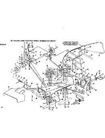 Mower parts for Craftsman Front-Engine Lawn Tractor 917255131 from AppliancePartsPros.com