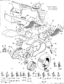 Steering Assembly parts for Craftsman Front-Engine Lawn Tractor 91725520-A from AppliancePartsPros.com